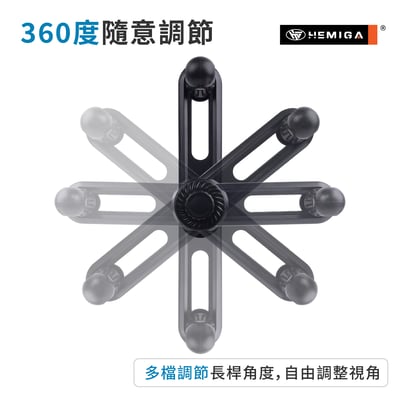 H041 出風口長桿掛座 可調式延長桿 出風口固定座 手機架底座 出風口夾 配件5