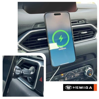 HEMIGA Magsafe車架 Magsafe磁吸車架 H703 相容 magsafe 支架 磁吸支架 車用 手機架 通用型5