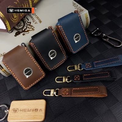 HEMIGA volvo 鑰匙包 xc40 xc60 xc90 v60 s60 皮套 鑰匙皮套 真皮 匠心系列8