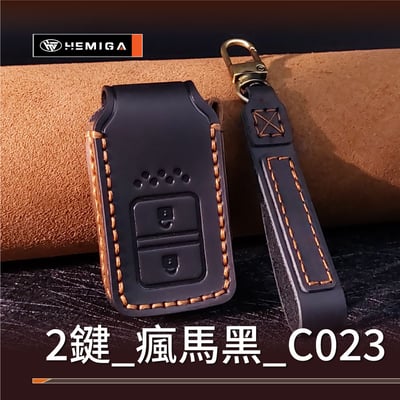 HEMIGA 本田 5代 CR-V 鑰匙包 真皮 HR-V 鑰匙皮套 Fit 鑰匙包 皮套6