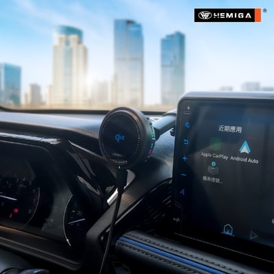 HEMIGA Qi2認證 無線充電 磁吸超穩固 手機架 涼感製冷 吸盤 相容 MagSafe HW770 通用型11