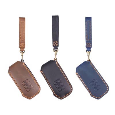 HEMIGA kia EV6 鑰匙套 真皮手工 EV6 皮套 鑰匙套 起亞 鑰匙皮套1