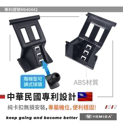 HEMIGA Q3手機架 2020-2025 q3 手機架 純扣卡 Audi 奧迪 專用型 手機架4