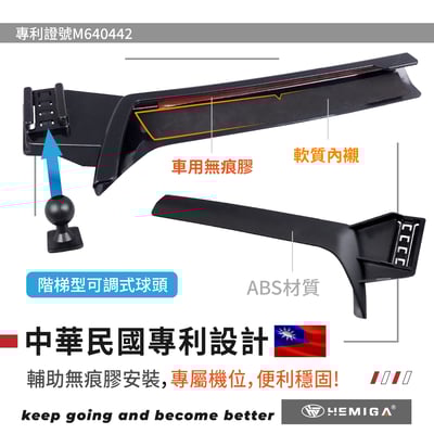 HEMIGA X1 2023-24 左側版 iX1 / X2 iX2 U10 U11 220i BMW 屏幕型 手機架4