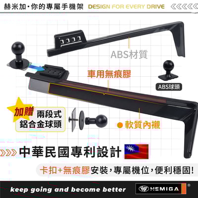 HEMIGA Santa Fe 手機架 2025-2026年 加贈金屬球頭 現代 山土匪 螢幕型 手機架4