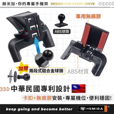 HEMIGA S90 手機架 V90 手機架 2016-2024年 贈金屬球頭 volvo 手機架4