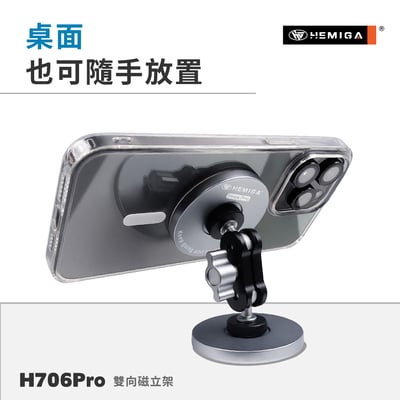 磁立架 360 單向 雙向磁吸支架 相容 magsafe 尺寸 磁吸環 磁吸 支架 鐵架磁吸支架 雙面磁吸手機架 H706Pro10
