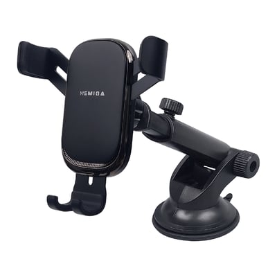 HEMIGA 車用手機架 吸盤支架 重力聯動 多角度可調 超穩固 通用型 H608 PLUS1