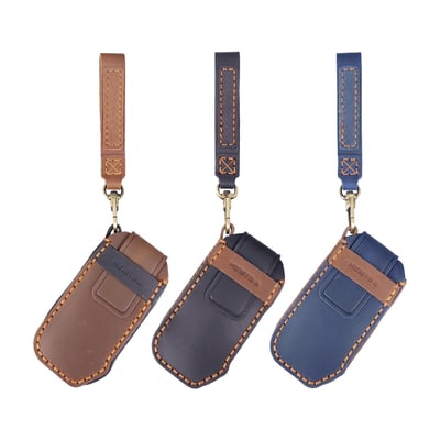 HEMIGA kia EV6 鑰匙套 真皮手工 EV6 皮套 鑰匙套 起亞 鑰匙皮套2