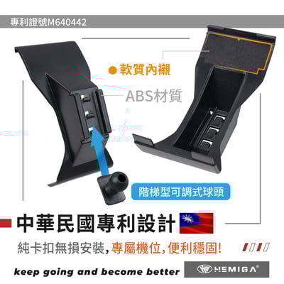 HEMIGA Q2手機架 2018-2024 q2 手機架 純扣卡 Audi 奧迪 專用型 手機架4
