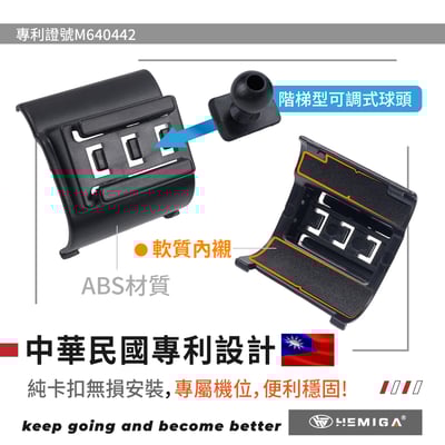 HEMIGA A6手機架 2012-2018 純扣卡 A6 手機架 Audi 奧迪 專用型 手機架4