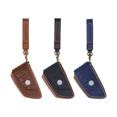 HEMIGA BMW鑰匙套 x1 x2 x3 x4 x5 x6 f30 g30 g20 g01 g05 真皮 鑰匙皮套1