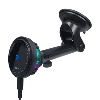 HEMIGA Qi2認證 無線充電 磁吸超穩固 手機架 涼感製冷 吸盤 相容 MagSafe HW770 通用型2