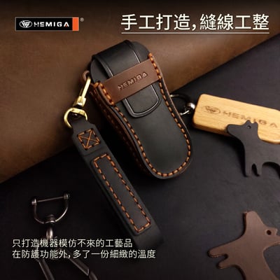 HEMIGA  Porsche鑰匙套macan cayenne Panamera鑰匙包 保時捷 真皮 鑰匙皮套7