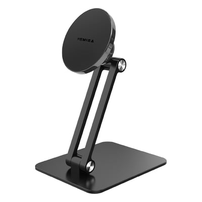 桌上型磁吸支架 磁吸 桌上型手機架 相容magsafe尺寸 鋁合金底座 H7021