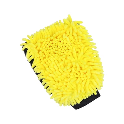 珊瑚絨洗車手套 長毛珊瑚絨 雪尼爾  雙面 泡沫洗車手套2