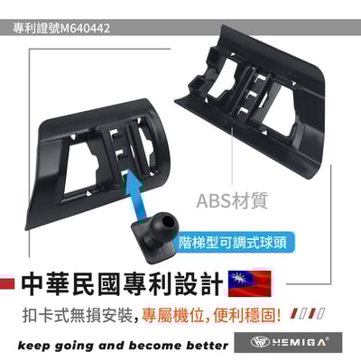 HEMIGA X1 X2 手機架 2023-25 純扣卡 iX1 iX2 U11 U10 BMW 手機架4