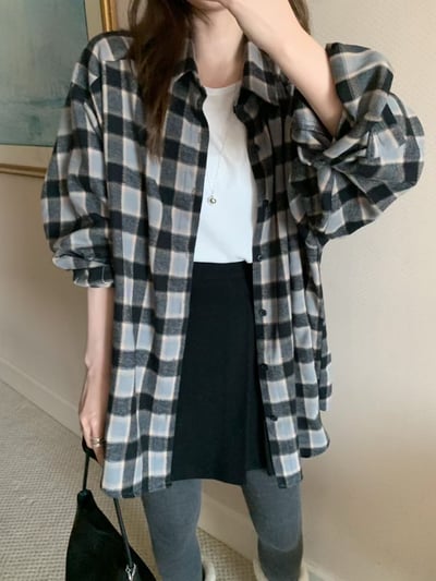 N20 藍調格紋襯衫（2colors）10