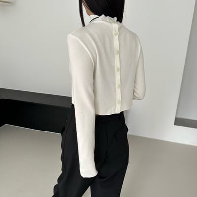 f10 多穿法排釦短上衣（2colors）7