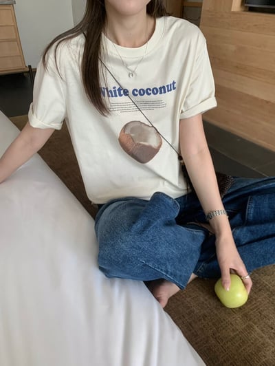 Gz77 蔬菜水果簡約上衣（6colors）3