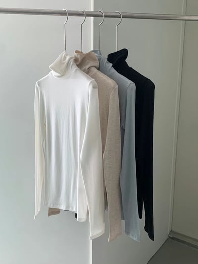 N03基本款打底上衣（White/Beige/Sky blue/Black）7