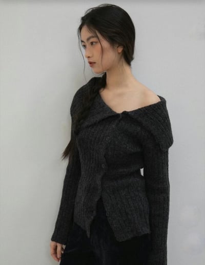 J11 大翻領排釦針織上衣（3 colors）8