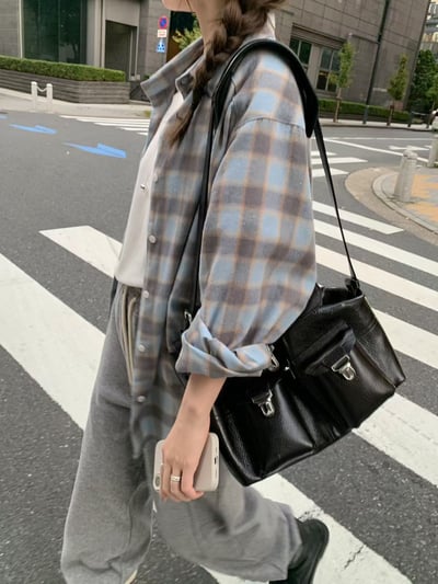 N20 藍調格紋襯衫（2colors）7