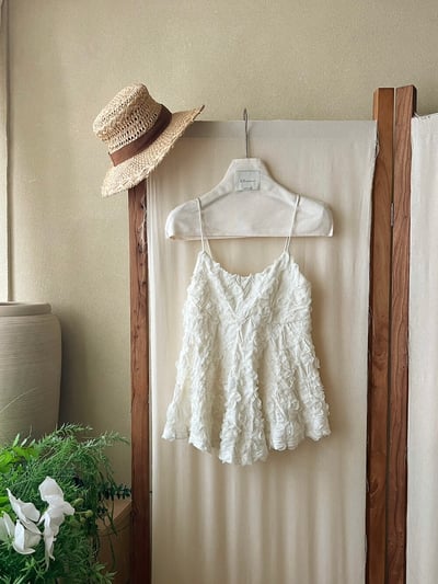 Gz87 溫柔立體花花背心（2colors）1