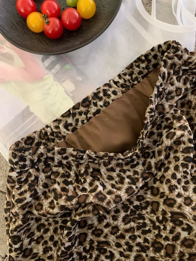 Gz69 簡約輕薄豹紋半裙4