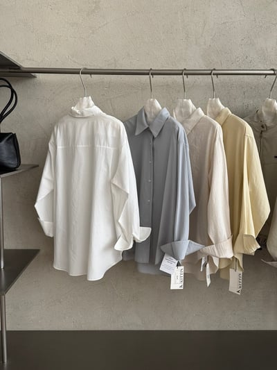 Gz88 基礎棉麻休閒襯衫（4colors）5