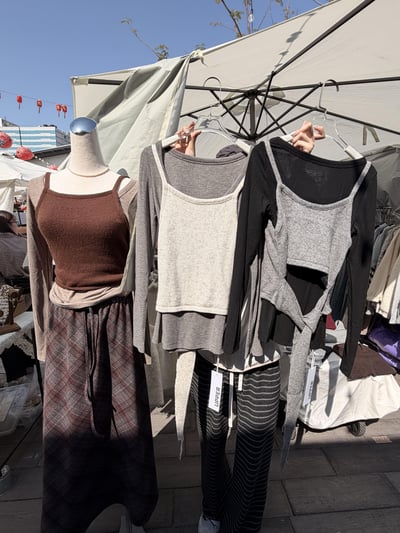 Gz83 兩穿綁帶針織背心（3colors）9