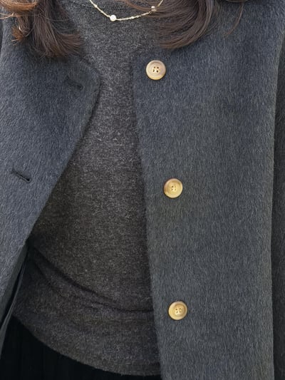 Gz57時髦短版羊毛外套（2colors）4