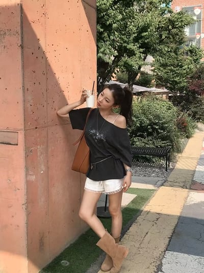 j4 練舞室寬鬆上衣（2colors）2