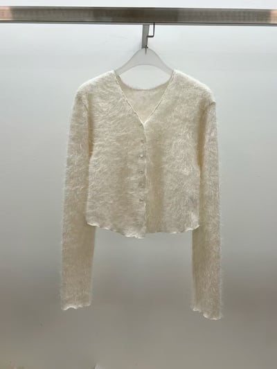 f16不修邊毛毛薄外套（3colors）10