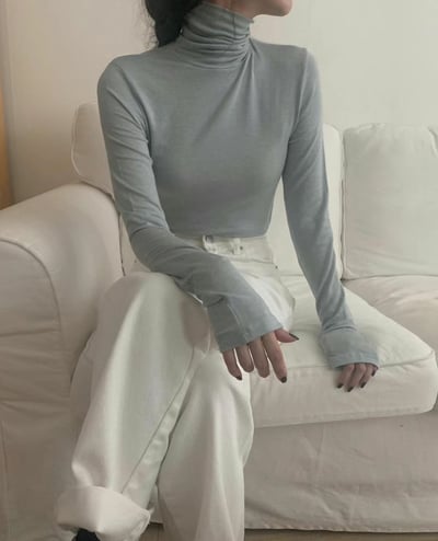 N03基本款打底上衣（White/Beige/Sky blue/Black）2