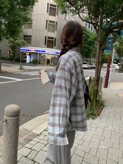 N20 藍調格紋襯衫（2colors）4