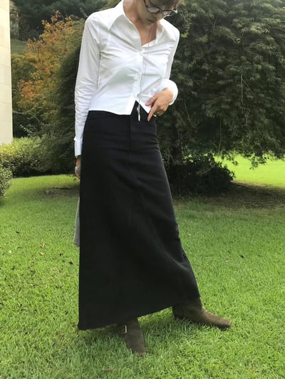 S05 超修身牛仔長裙S/M（3colors）14