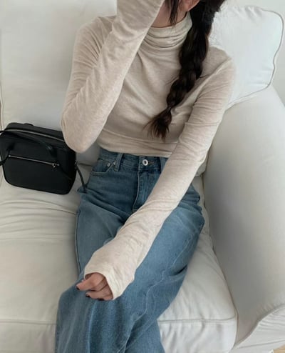 N03基本款打底上衣（White/Beige/Sky blue/Black）5