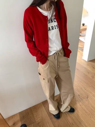 Oct16 大口袋設計簡約工裝褲（2colors）11