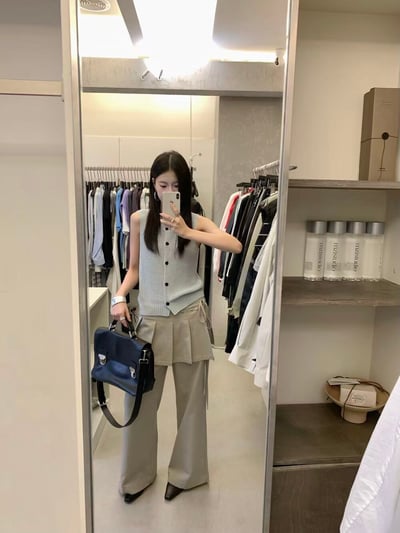 Gz75 設計款百褶裙休閒褲S/M/L（4colors）4