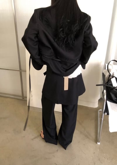 m02 片裙設計高級西裝褲S/M（4colors）10