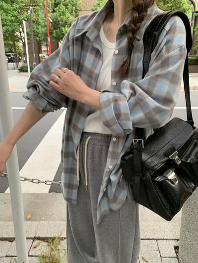 N20 藍調格紋襯衫（2colors）9