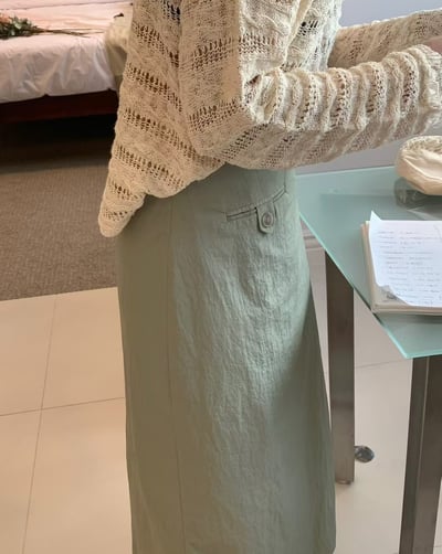 m15 一片式涼感薄長裙（4colors）4