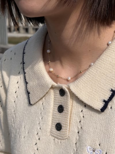 Gz27 甜美刺繡鏤空設計毛衣5