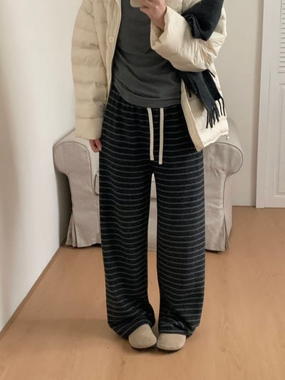 Gz63條紋糯米褲（2colors）11