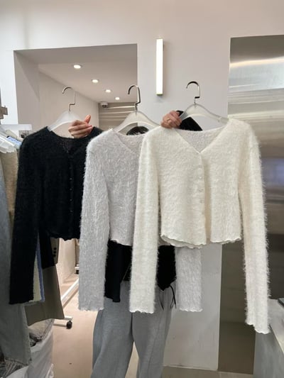 f16不修邊毛毛薄外套（3colors）12