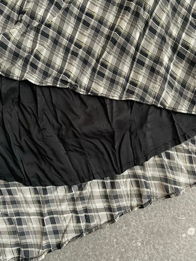 Gz82 不規則格紋細肩ops（2colors）14