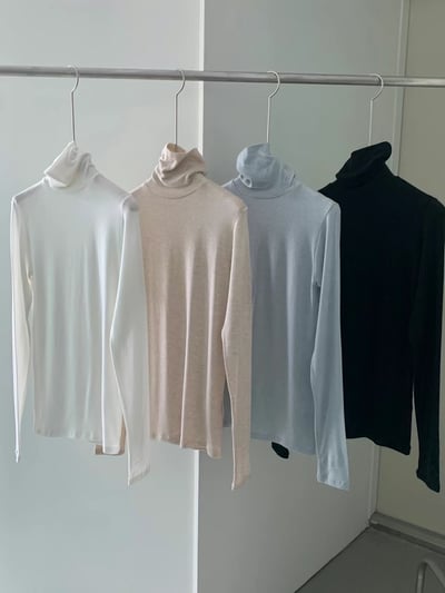 N03基本款打底上衣（White/Beige/Sky blue/Black）8