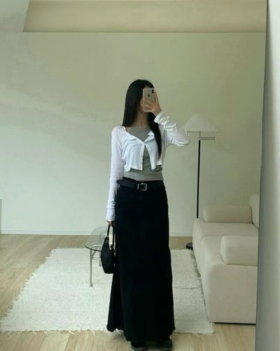 S05 超修身牛仔長裙S/M（3colors）19