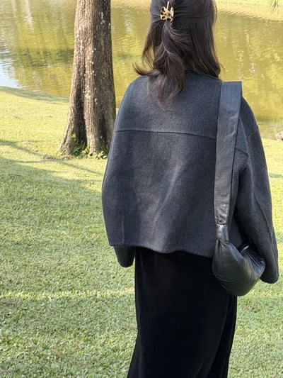 Gz57時髦短版羊毛外套（2colors）7